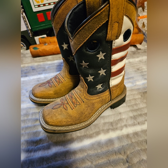 Smoky Mountain Boys' Leather Western Boots - Denver Style, Black, Size 10 M US Toddler - View #12